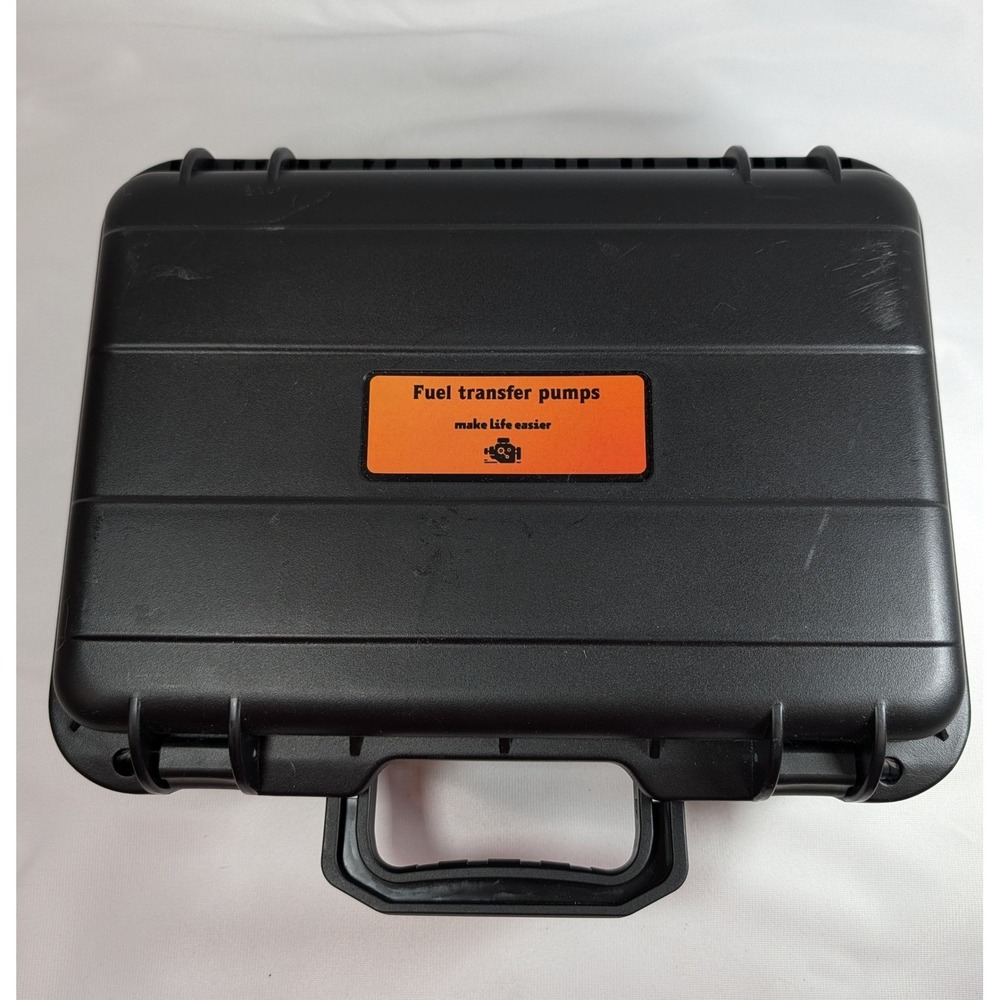 Steauty 12V Electric Fuel Transfer Pump Kit Portable with Case 30GPH